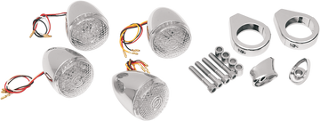 2020-0274 - DRAG SPECIALTIES Turn Signal Kit - Clear/Red 12-0222