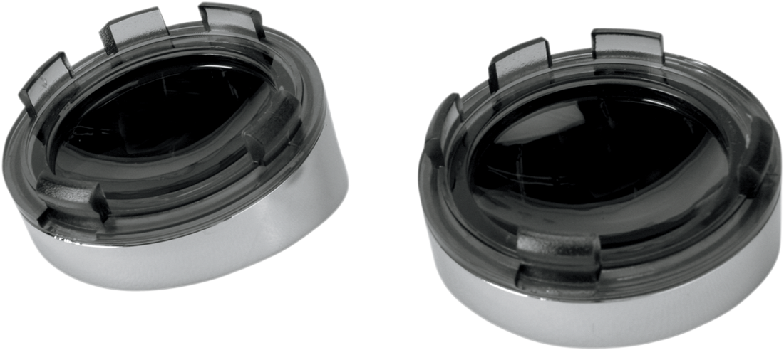2020-0402 - DRAG SPECIALTIES Visor-Style Bezel/Lenses - Smoke/Mirror L22-6828MC