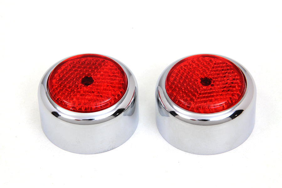 8940-2 - Swingarm Pivot Bolt Cover with Red Reflectors