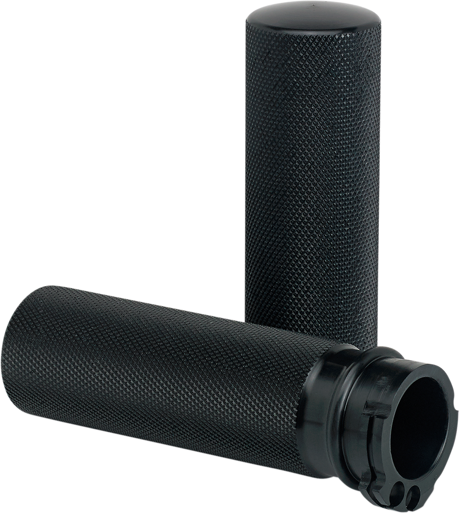 0630-2123 - JOKER MACHINE Grips - Knurled - Cable - Black 03-93-1