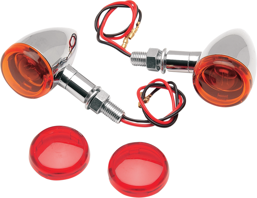 2040-0278 - DRAG SPECIALTIES Mini-Duece Marker Light Kit - Amber/Red 20-6390A/R1