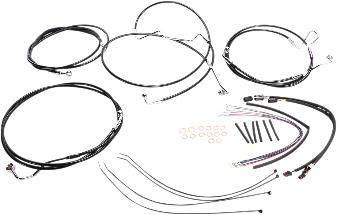 0662-0307 - MAGNUM Control Cable Kit - XR - Black 489342