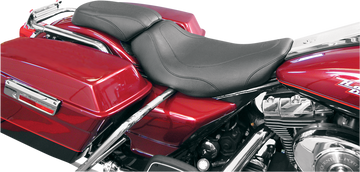 0801-0435 - MUSTANG Seat - Tripper* Solo - without Backrest - Stitched - Black - Road King 76350