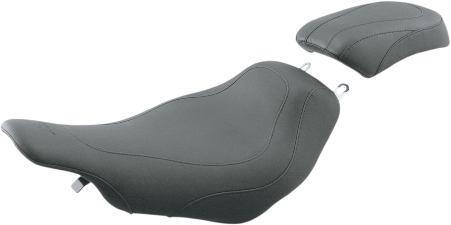 0801-0438 - MUSTANG Seat - Tripper* Solo - without Backrest - Stitched - Black - FLT 76457