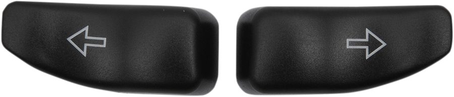 2106-0366 - DRAG SPECIALTIES Turn Signal Switch Extension Caps - '14-'20 - Black 77679