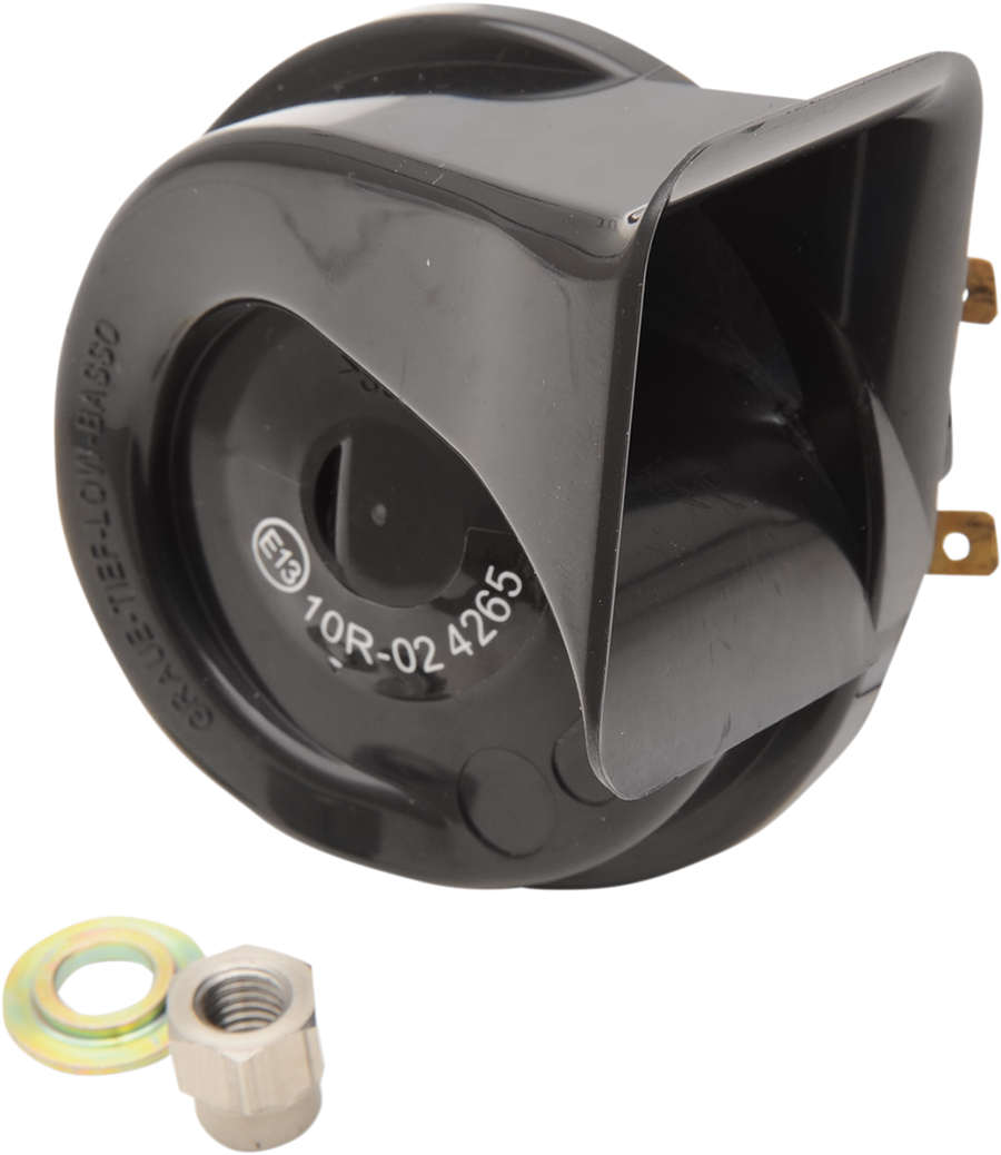 DRAG SPECIALTIES Replacement Horn - '90 - '22 FLT - Black E11-6165B