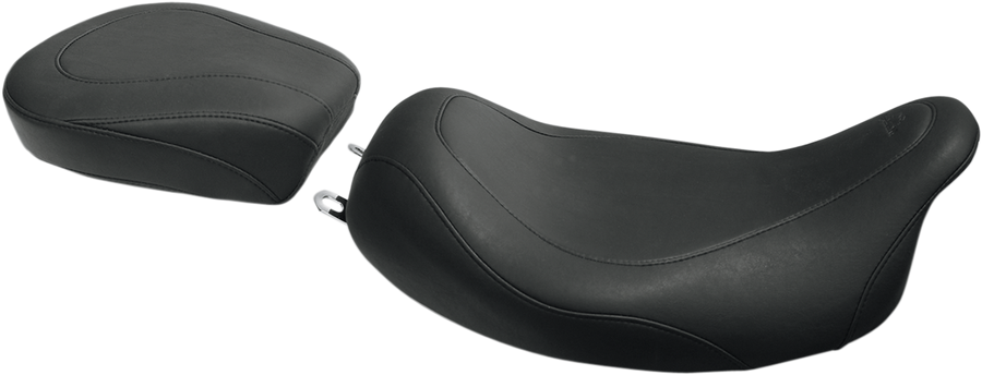 0801-0739 - MUSTANG Seat - Wide Tripper* Solo - without Backrest - Smooth - Black - FL '08+ 76692