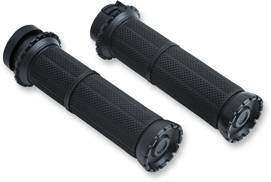 0630-2089 - KURYAKYN Grips - Riot - Cable - Black 3582