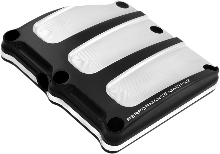 1105-0219 - PERFORMANCE MACHINE (PM) Transmission Cover - Contrast Cut* - Scallop 0203-2018-BM