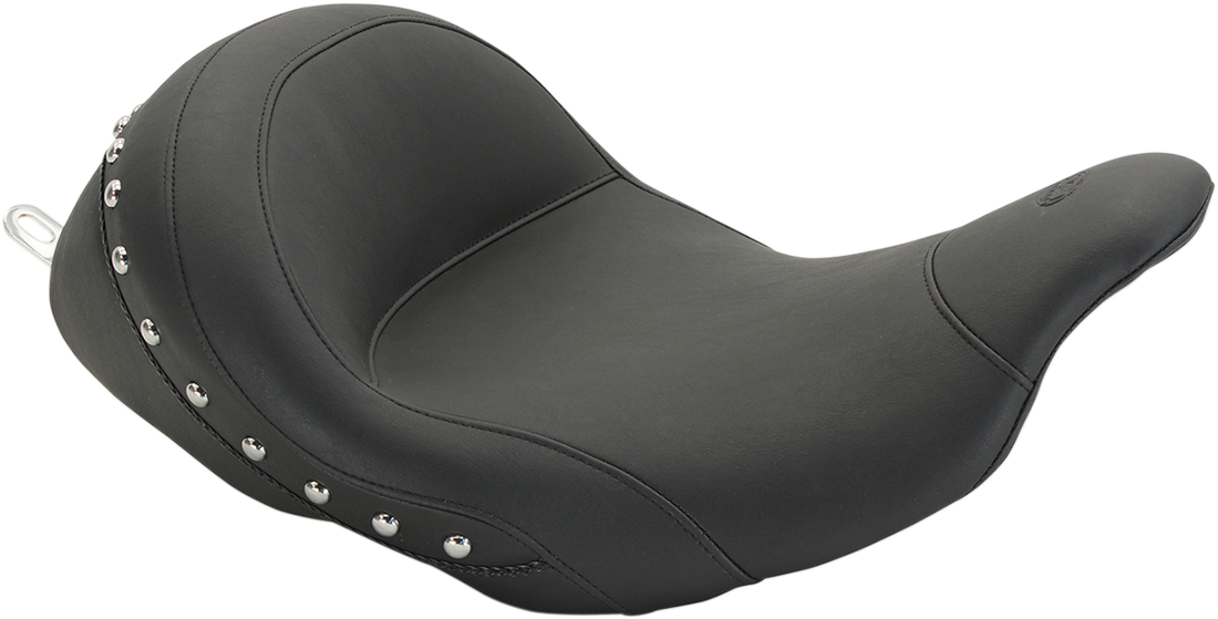 0801-0960 - MUSTANG Lowdown Seat with Driver Backrest - Chrome Studded 76079