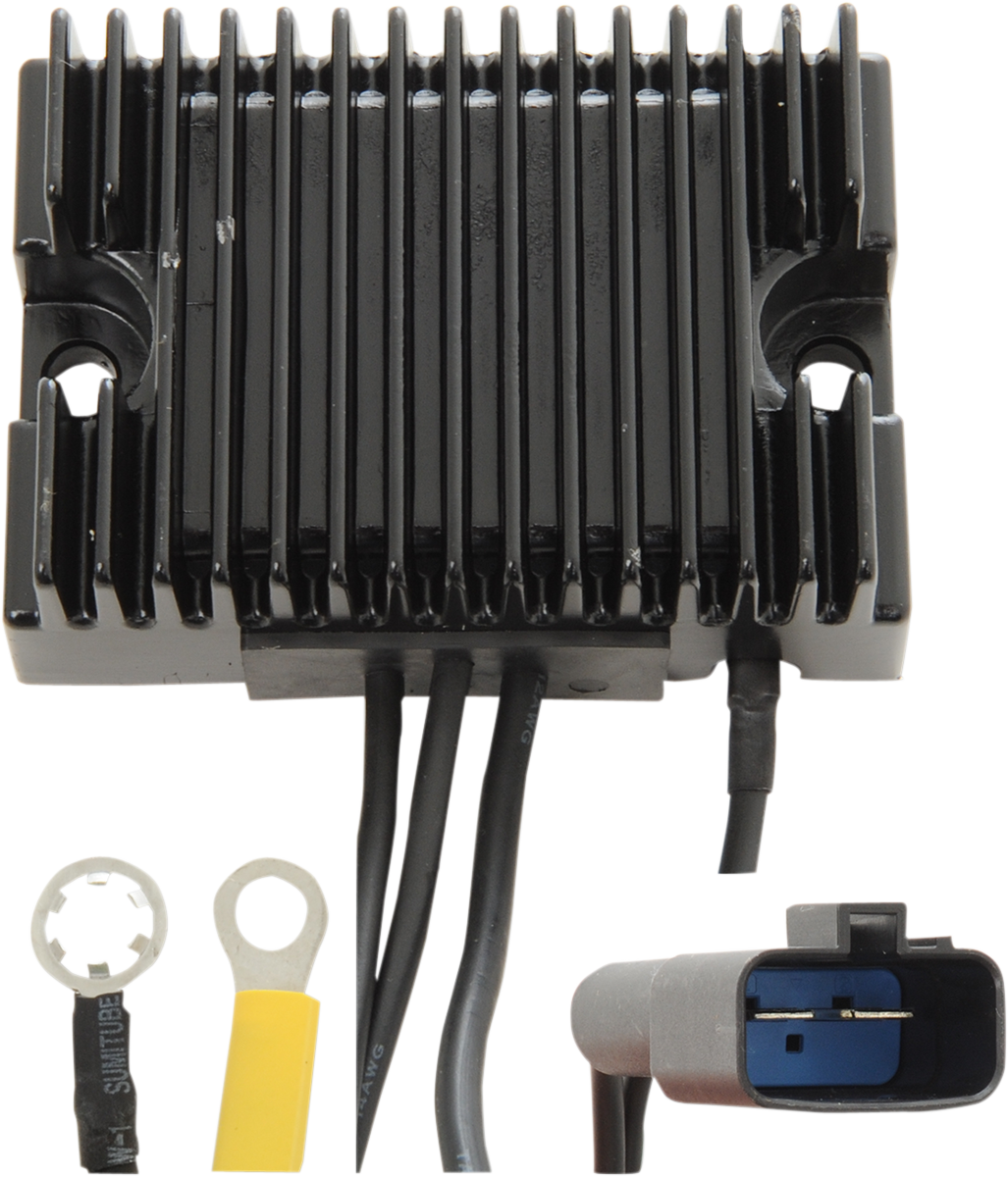 2112-0807 - DRAG SPECIALTIES Regulator - FX/FLST '00 - Black 74512-00