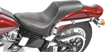 0802-0320 - MUSTANG Seat - Fastback* - Stitched - Black - Softail '00-'05 75779