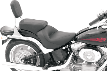 0802-0326 - MUSTANG Vintage Style Seat - Standard - Smooth - Black - FXST '06-'10 76400
