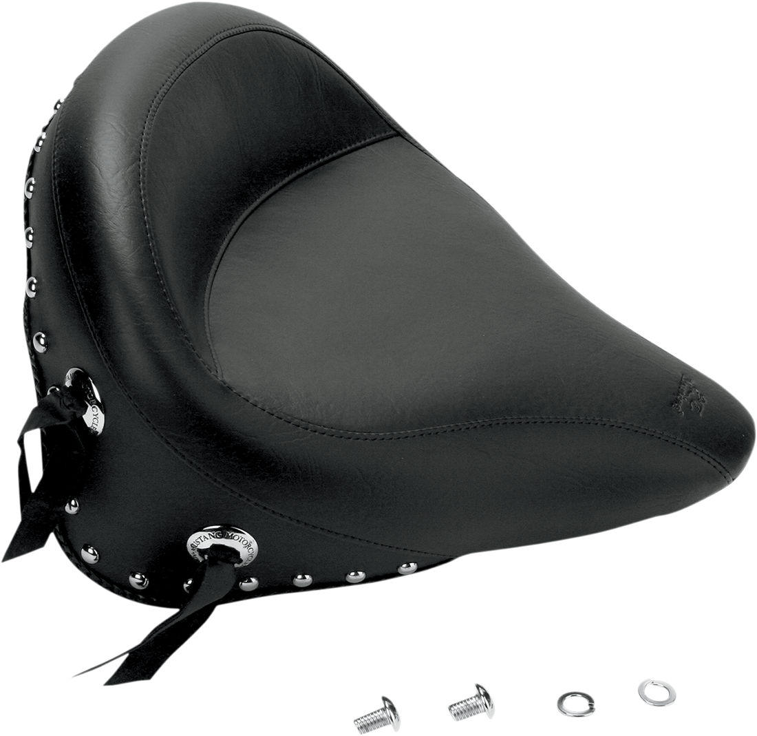 0802-0454 - MUSTANG Wide Studded Solo Seat - FXST '00-'05 75094