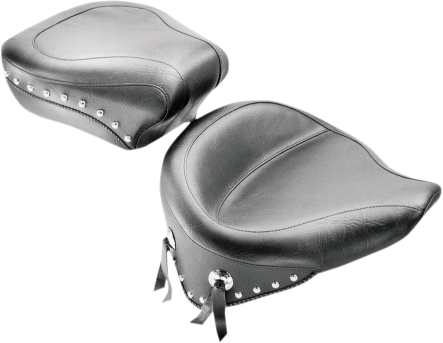 0802-0483 - MUSTANG Wide Studded Solo Seat - FLST '08-'17 76179