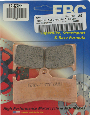 1721-0650 - EBC HH Brake Pads - FA424HH FA424HH