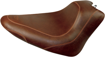 0802-0771 - MUSTANG Seat - Wide Tripper* Solo - without Backrest - Smooth - Brown 76764