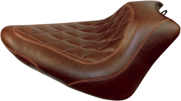 0802-0773 - MUSTANG Seat - Wide Tripper* Solo - without Backrest - Diamond - Brown 76766
