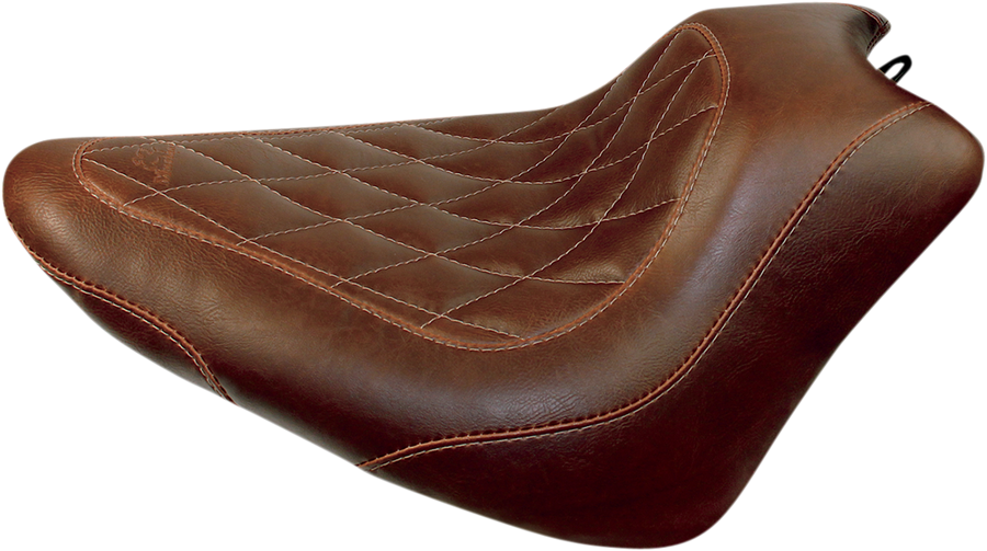 0802-0773 - MUSTANG Seat - Wide Tripper* Solo - without Backrest - Diamond - Brown 76766