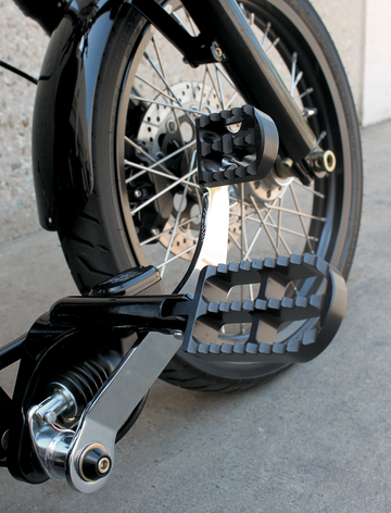 1610-0145 - JOKER MACHINE Serrated Brake Cover - Black 08-58-1
