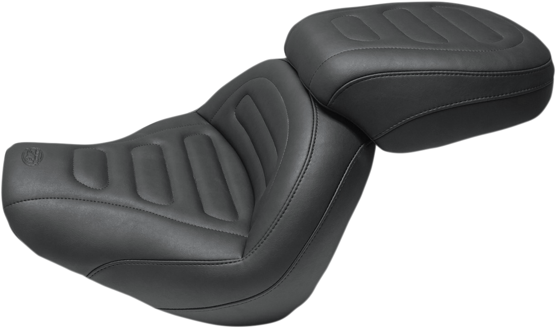 0802-1058 - MUSTANG Passenger Touring Seat - Black - Trapezoid Stich - FXFB/FXFBS 75888