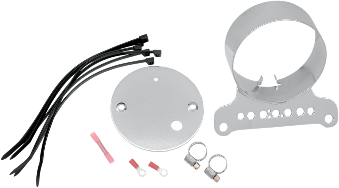 2210-0199 - DRAG SPECIALTIES Single Gauge Bracket - Chrome T21-6927