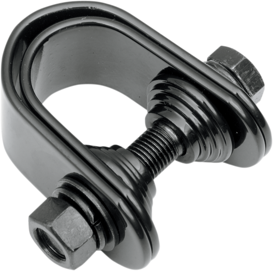 2210-0273 - DRAG SPECIALTIES Mini Speedometer/Tachometer Clamp - For 1"/1.25" Tube - Gloss Black 21-6808A