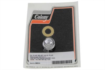 9605-2 - Oil Pump Relief Valve Plug Chrome