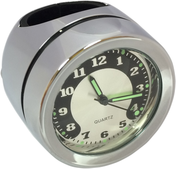 2212-0725 - DRAG SPECIALTIES Handlebar Mount Clock - Chrome - For 1" Bar O91-6821N