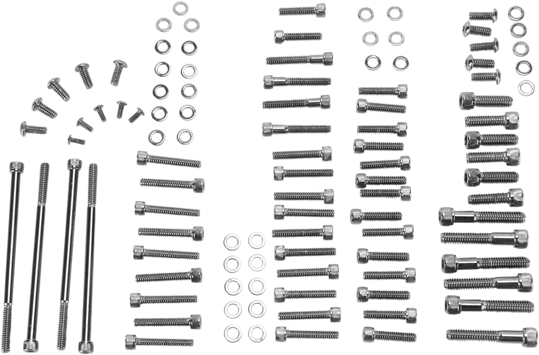 2401-0563 - DRAG SPECIALTIES Motor Smooth Bolt Kit MK699SBK