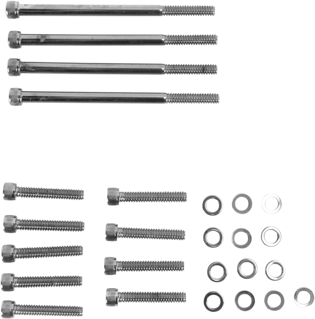 2401-0568 - DRAG SPECIALTIES Primary Knurled Bolt Kit MK672BK