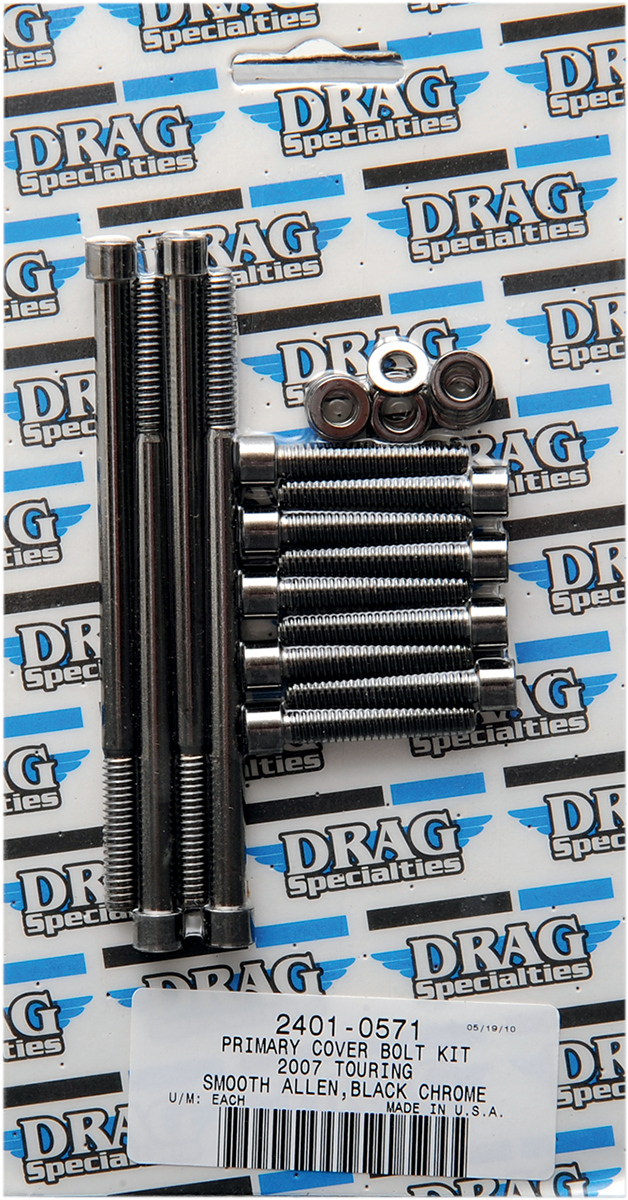 2401-0571 - DRAG SPECIALTIES Bolt Kit Primary Smooth MK673SBK