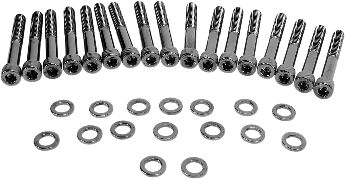 2401-0574 - DRAG SPECIALTIES Primary Knurled Bolt Kit MK685BK