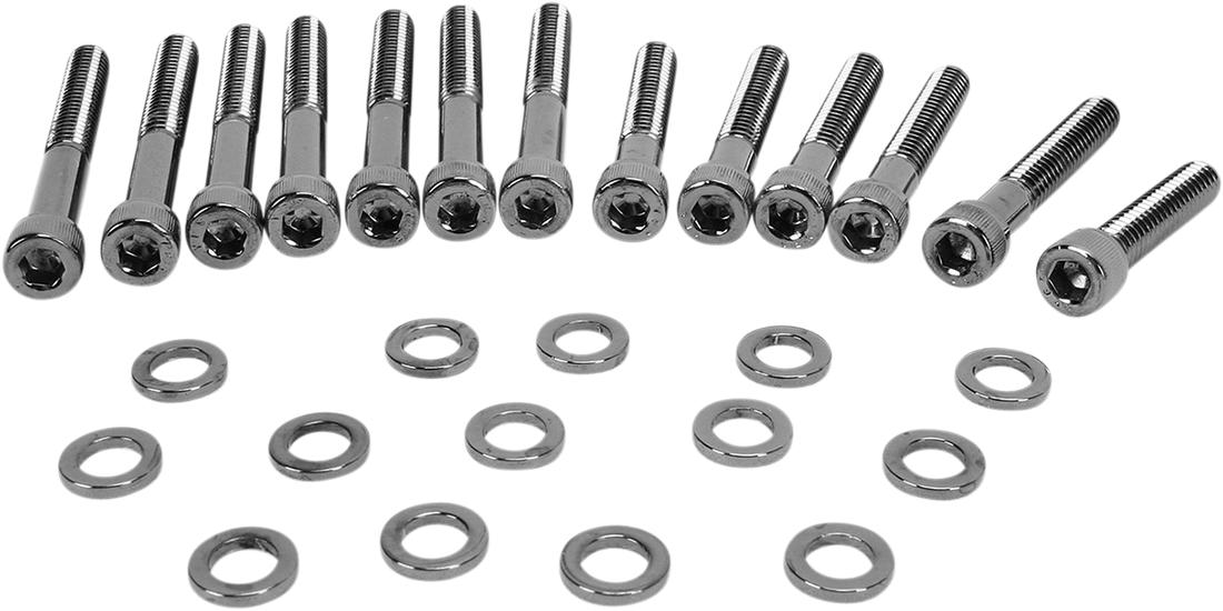 2401-0576 - DRAG SPECIALTIES Camshaft Cover Knurled Bolt Kit MK687BK