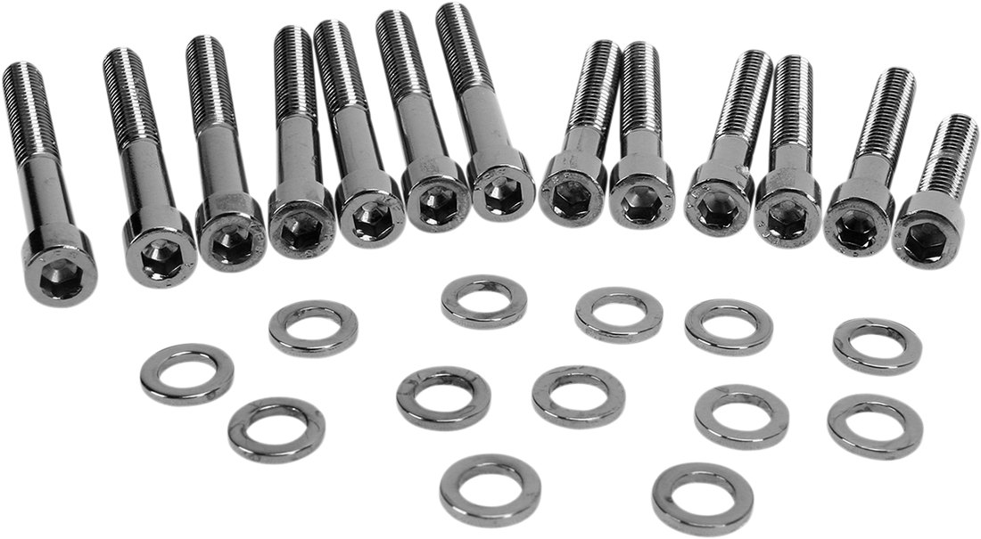 2401-0577 - DRAG SPECIALTIES Camshaft Cover Smooth Bolt Kit MK687SBK