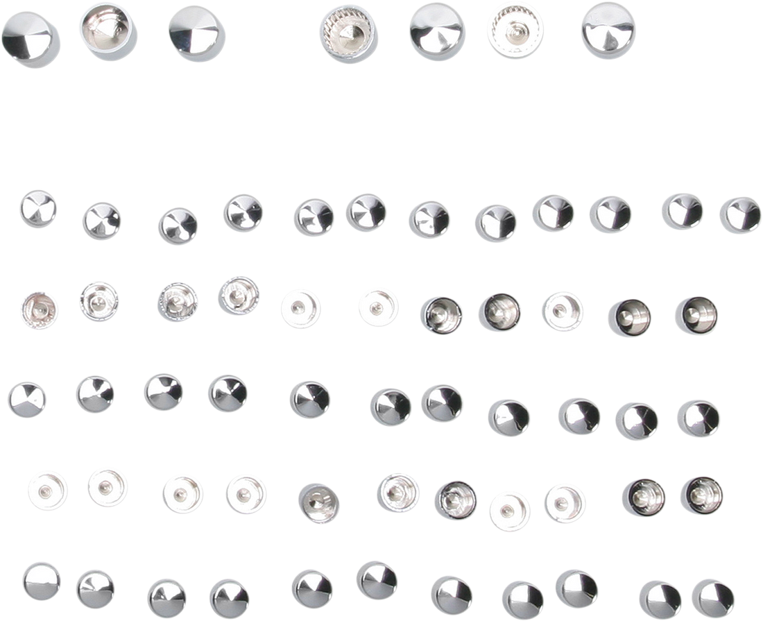 2401-0696 - DRAG SPECIALTIES Engine Bolt Covers - Chrome 352116