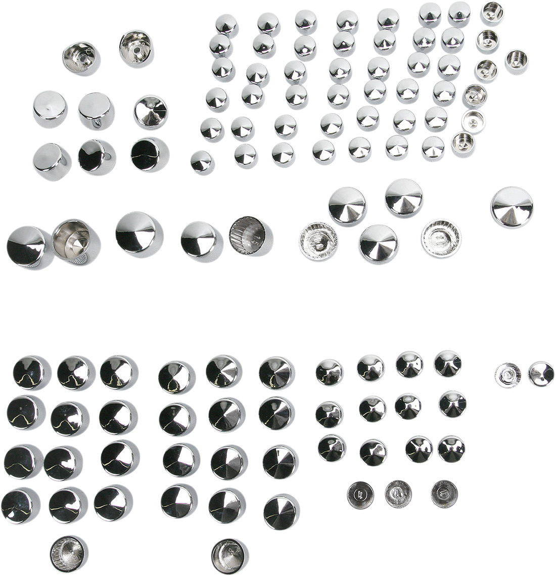 2401-0698 - DRAG SPECIALTIES Bolt Covers - Chrome 352000