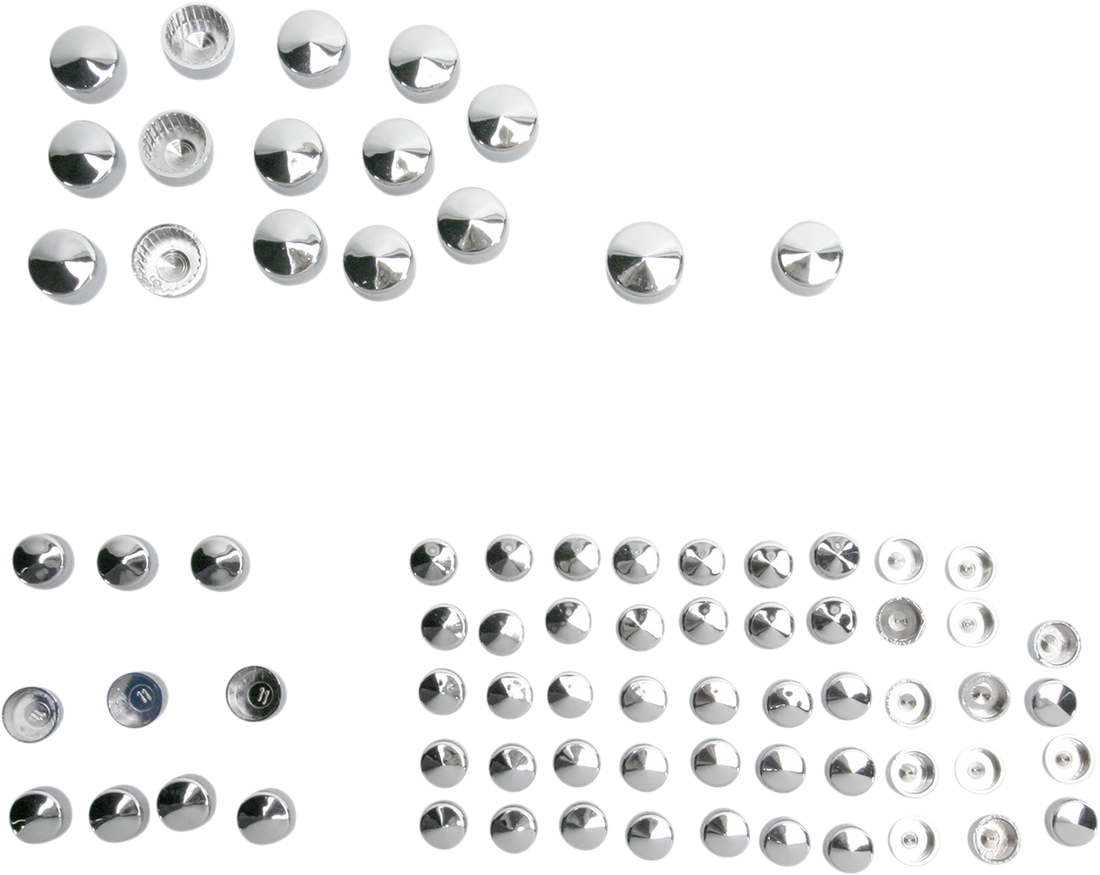 2401-0700 - DRAG SPECIALTIES Bolt Covers - Chrome 352002