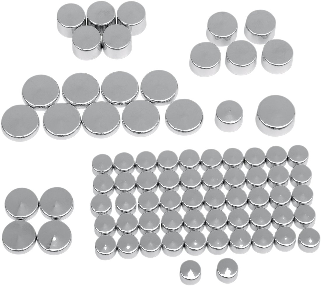 2401-0712 - DRAG SPECIALTIES Bolt Covers - Chrome 352015