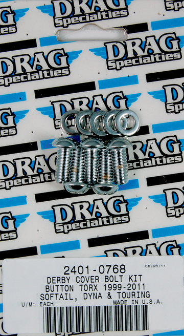 2401-0768 - DRAG SPECIALTIES Derby Torx Bolt Kit -  Big Twin MK675