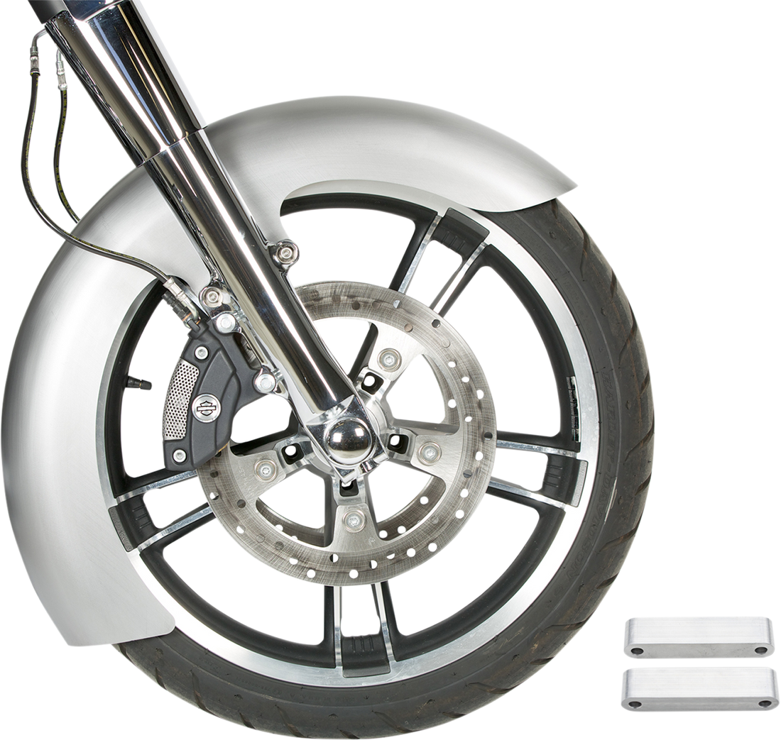 1401-0506 - RUSS WERNIMONT DESIGNS Custom Dresser Front Fender for 21" Wheel - Steel - LS-2 Style - 5.5" W x 43" L RWD-50137