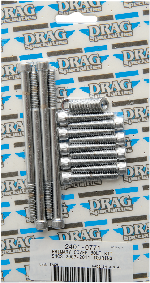2401-0771 - DRAG SPECIALTIES Knurled Motor Bolt Kit - Touring MK673