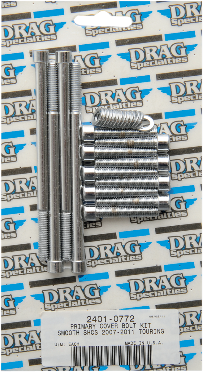 2401-0772 - DRAG SPECIALTIES Smooth Primary Bolt Kit - Touring MK673S