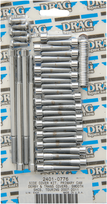 2401-0776 - DRAG SPECIALTIES Smooth Transmission Bolt Kit - Touring MK696S