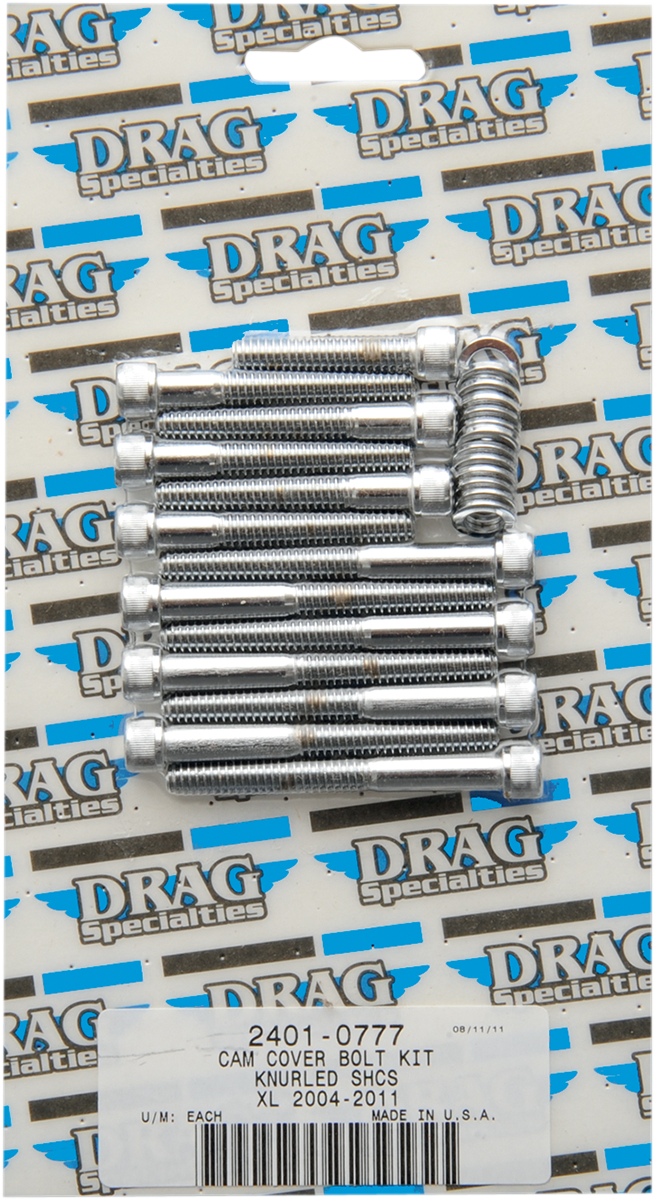 2401-0777 - DRAG SPECIALTIES Knurled Camshaft Cover Bolt Kit - XL MK687