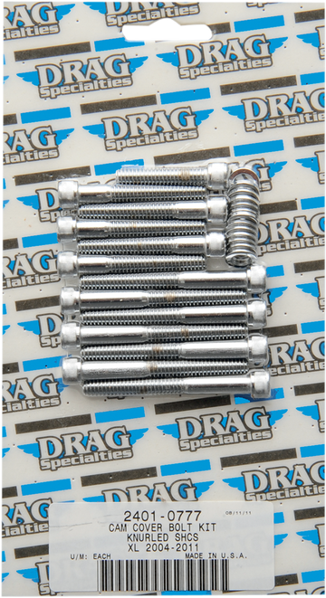 2401-0777 - DRAG SPECIALTIES Knurled Camshaft Cover Bolt Kit - XL MK687