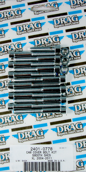 2401-0778 - DRAG SPECIALTIES Smooth Camshaft Cover Bolt Kit - XL MK687S