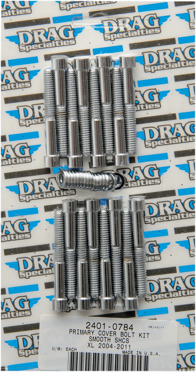 2401-0784 - DRAG SPECIALTIES Smooth Primary Bolt Kit - XL MK685S