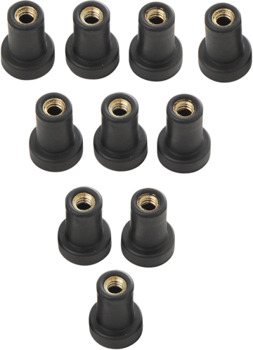 2404-0544 - DRAG SPECIALTIES Nuts - Well - #10-24 - 10-Pack 62307