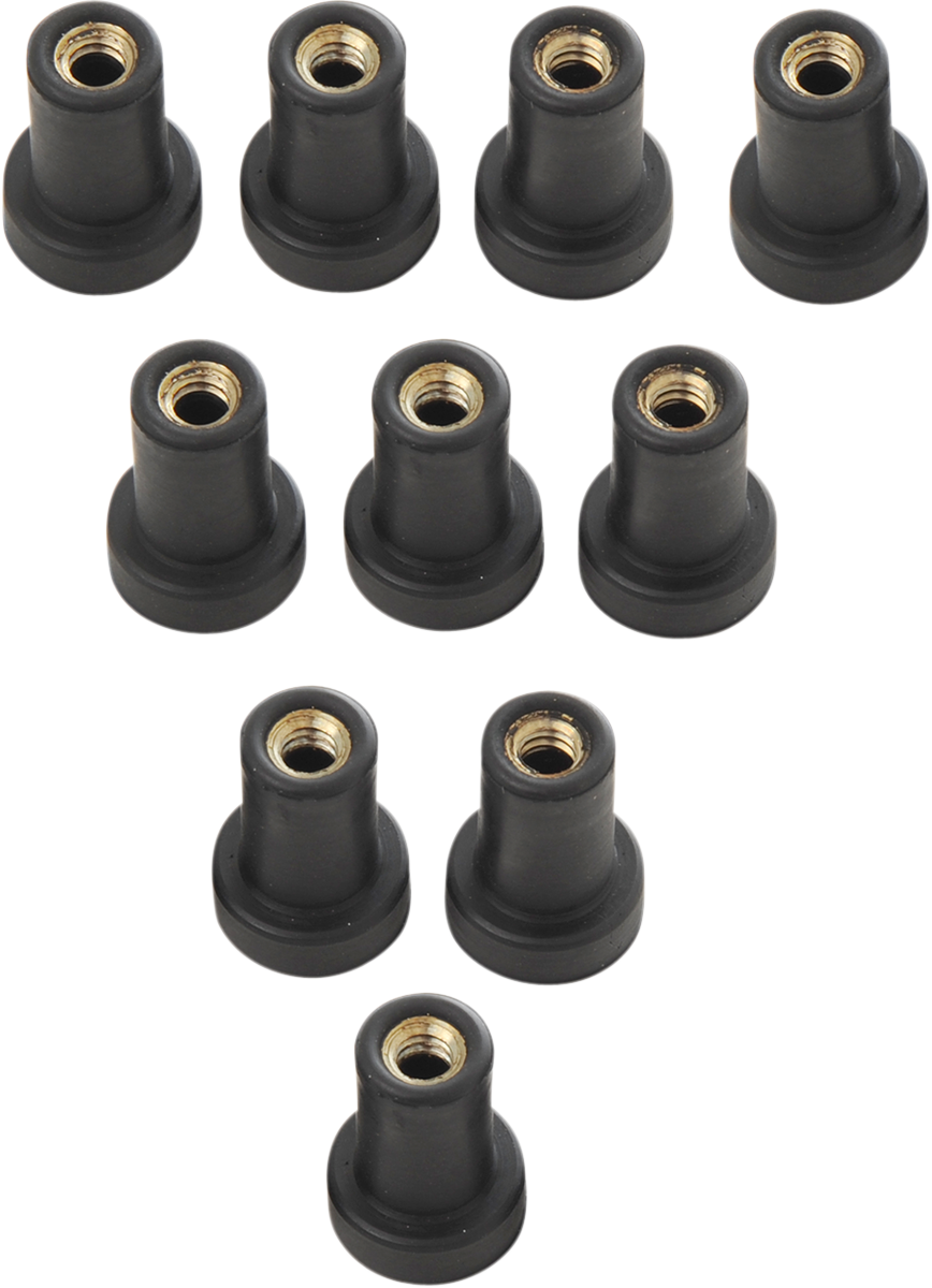 2404-0544 - DRAG SPECIALTIES Nuts - Well - #10-24 - 10-Pack 62307